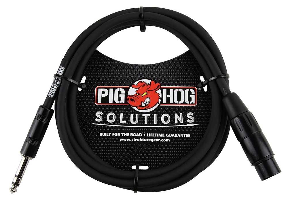 Pig Hog PX-TMXF6 1/4″ TRS to XLR Adaptor Cable, 6 Feet