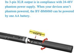 Super-Cardioid Condenser Shotgun Microphone Indie Film TV Interview Mic XLR BOYA