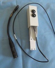 ClockAudio Gooseneck Microphone C 32E RF 9-48 Volts w/ Plug in Base Attachment