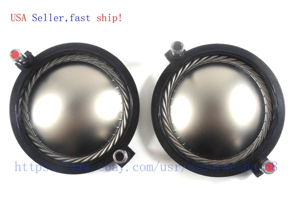 2 x Diaphragm For PRV RPD3220Ti PRV D3220Ti & D3220Ti-ND Driver 8 Ohms US SELLER