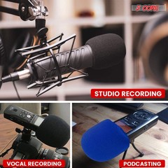 5Core Microphone Windscreen Pop Filter Sponge Foam Wind Shield Mic Cover