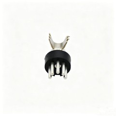 4PCS 5 Pin DIN MIDI Male Connector Heavy Duty Metal Solder Plug for Audio Cable