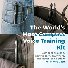 AirVō Pro Singing Straw Vocal Trainer Tool for Singers – Vocal Warmups, Breat…
