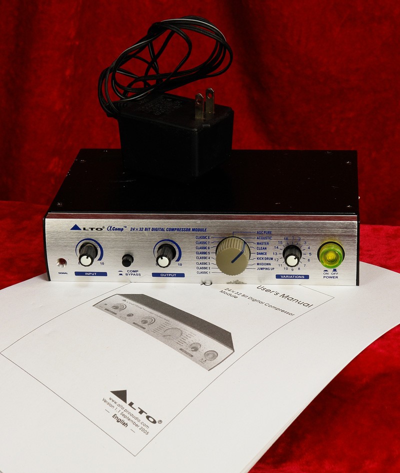 ALTO ALPHA A COMP 2X32 BIT DIGITAL COMPRESSOR WITH PRESETS & Multiband