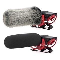 SUNMON Windscreen Muff and Foam for Rode VideoMic, NTG2, NTG1 and WSVM Microp…