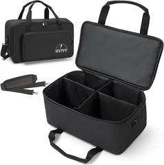 4 Par Spotlight Bag 5/16“ Padded Stage Lighting Storage Bag with Dividers, Hand