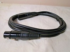 Neutrik DMX XLR Cable RHC Low Noise LED3 Balanced Microphone 6.5 Ft. USA