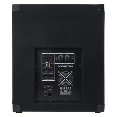 Sound Town 2400W 18″ Powered Subwoofer with High-Pass Filter (METIS-18PWG)