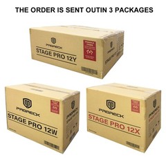 Proreck Stage Pro 12 8000W PA Speaker System 3 DSP Presets, TWS BT for DJ show