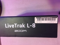 Zoom LiveTrak L-8 Portable Podcast 8-Track Multitrack Recorder