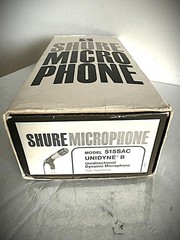 Vintage 1980s Shure 5155AC Unidyne B Dynamic Microphone, excellent working order