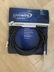 Livewire Advantage Instrument Cable Straight/Straight 20 Ft. Black New