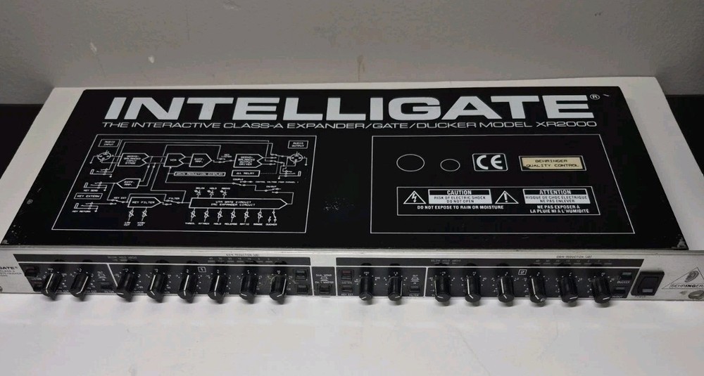 Behringer Intelligate XR2000 2-Ch Interactive Class-A Expander Gate Ducker