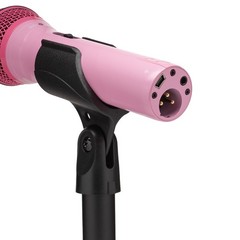 Samson Q2U USB and XLR Handheld Dynamic Microphone Cardioid Pattern (Pink)