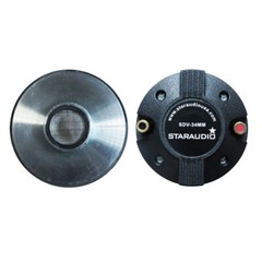 Dual 2000W 1.35″ 34MM Titanium Compression Screw-On Horn Speaker Driver Tweeters