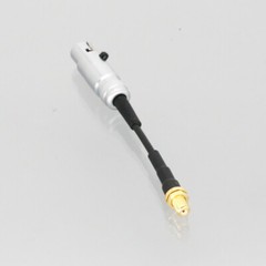 Mini-XLR 3Pin TA3F jack to Microdot 3″ audio RF cable for Microphones headphones