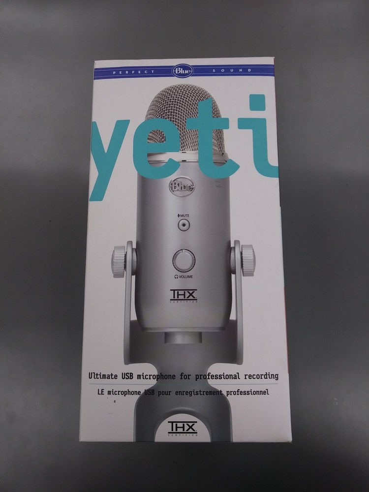Blue Yeti Ultimate USB Condenser Microphone – Silver w/Stand
