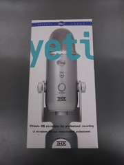Blue Yeti Ultimate USB Condenser Microphone – Silver w/Stand