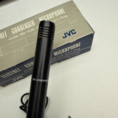 JVC Electret Condenser Stereo Microphone Model MU-203E – IMP 1k – Excellent