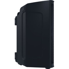 QSC CP8 Two-Way 8″ PA System (Pair) w/ Speaker Stand, Case, & 2x XLR Cables