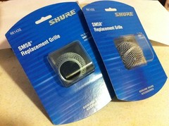 2x Shure SM58 Replacement Grilles RK143G Authentic Shure Part for SM 58 Mics