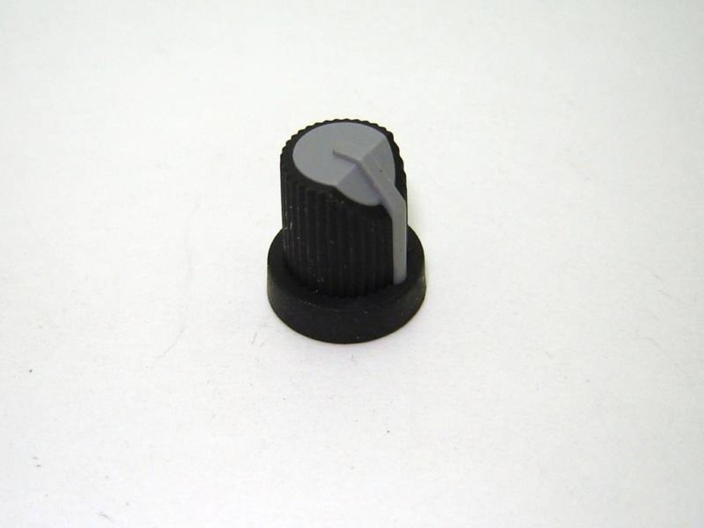 Crate 3/16″ Mixer Knob Black w Grey – 45-227-01