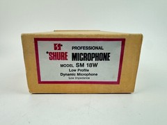 Shure Professional Microphone SM18W Low Profile Dynamic Microphone Low Impedance