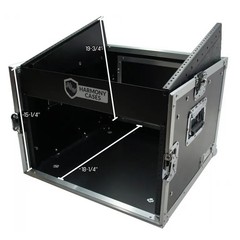 Harmony Case HCM6U DJ Pro Audio 10U Slant Top 8U Vertical Mixer Rack Case New