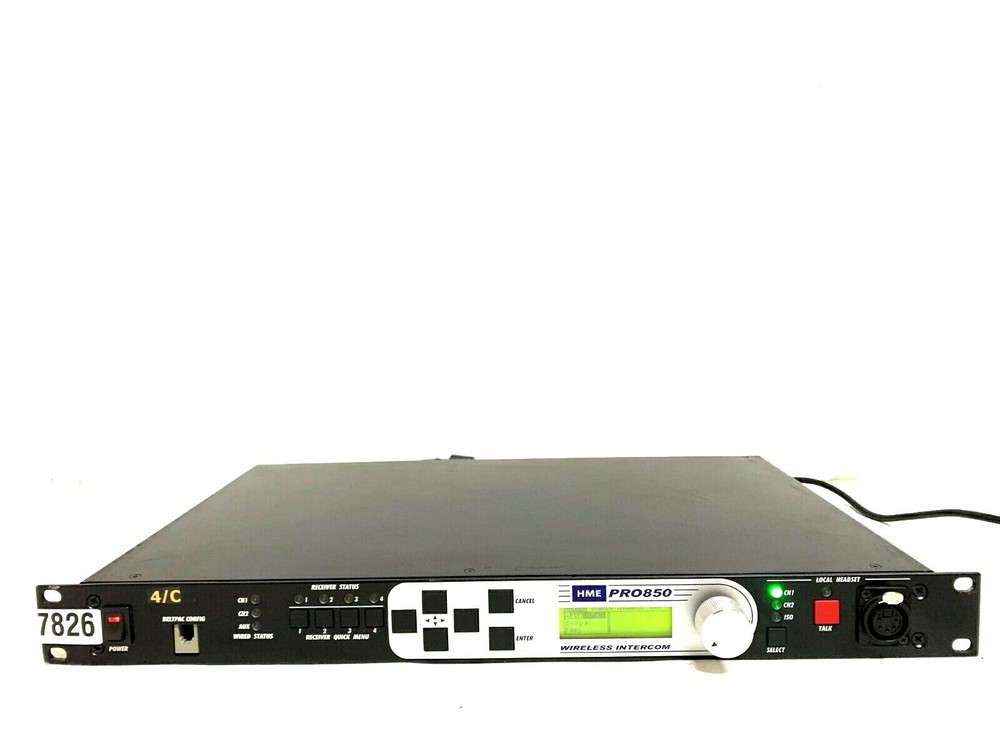 HME Pro 850 System Band 4/C BS850 Wireless Intercom Base Station #7826 (One)