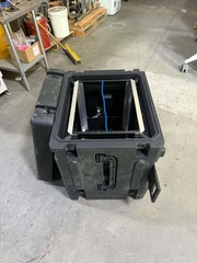 SKB 10U Roto Rolling Travel Rack Audio/Server Equipment Case w Handle 14″ X 18″