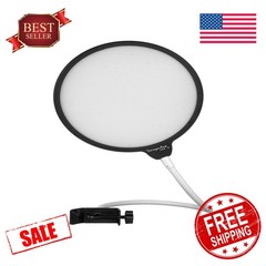 Enabled 6″ Mic Pop Filter Black/White Clamp