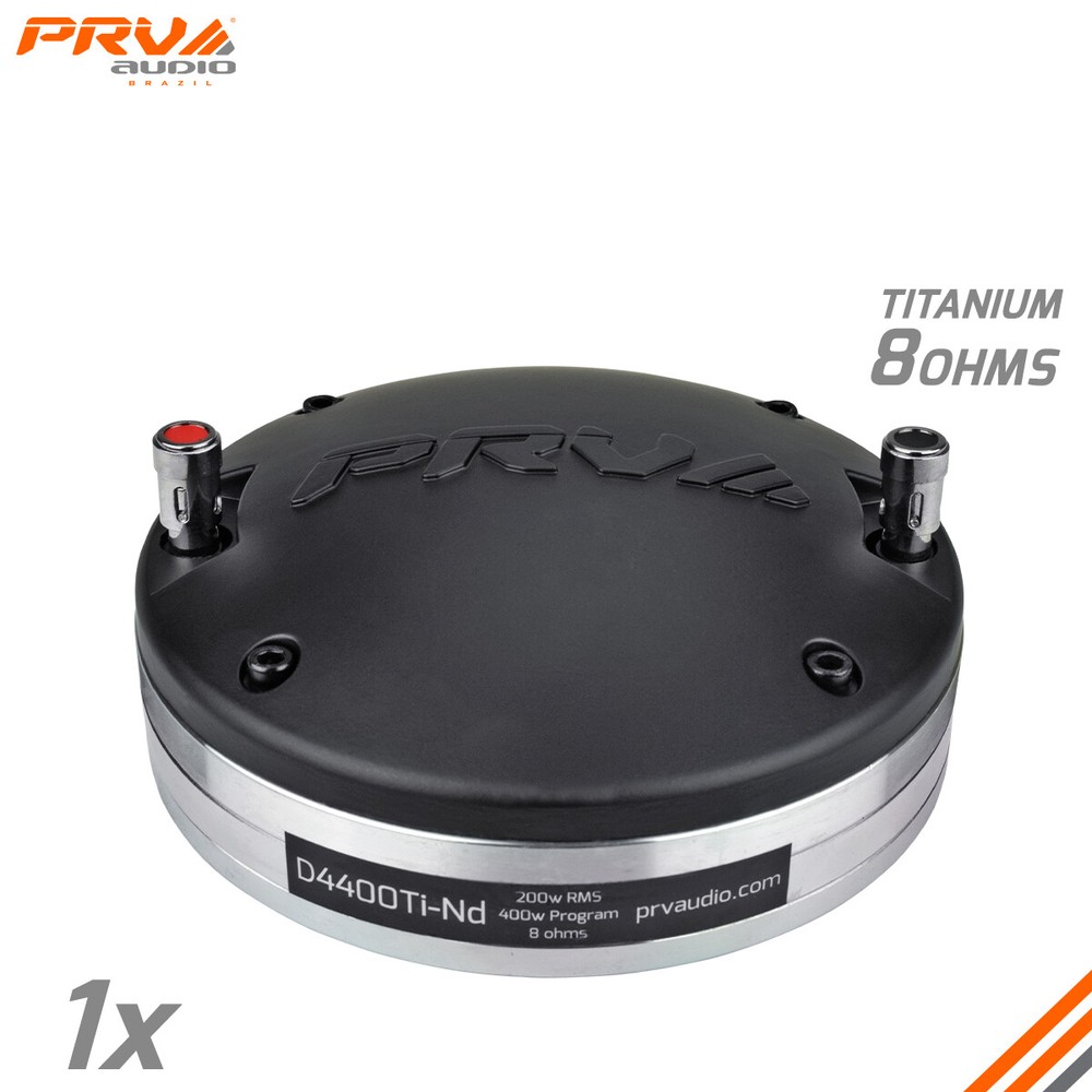 1x PRV Audio D4400Ti-Nd Titanium Neodymium Compression Driver 2″ 400 Watts NEO