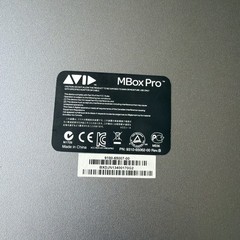 Avid MBox 3 Pro Audio Interface Firewire Digital Recording No Plug