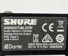 Shure ANI4OUT-BLOCK Audio Network Interface