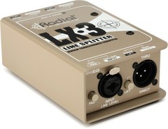 Radial LX3 3-channel Balanced Line Splitter with Isolation (3-pack) Bundle