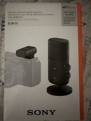Sony ECM-S1 Wireless Streaming Condenser Mic Omni Multi Interface