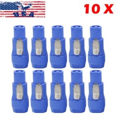 For blue Neutrik 20A AC NAC3FCA PowerCon Cable Connector Power adapter 10pcs USA