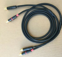 1FT -25’FT Mogami 2534 Neutrik Gold Dual RCA to 2 – RCA balance Star Quad Cable