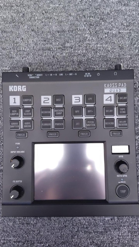 KORG Kaoss Pad Quad KP-QUAD Dynamic Effects Processor DJ Touch Pad w/Box Tested