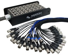 Harmony Audio HA-SB32150 XLR Snake Cable 32 Channel 150 Feet (28 Send 4 Returns)
