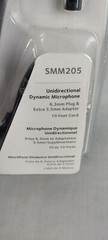 Singing Machine SMM-205 Unidirectional Dynamic Karaoke Microphone Plug In