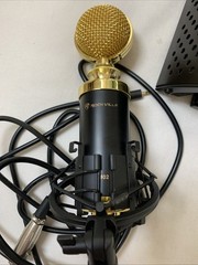 Microphones Estate Lot Of 2 & An Isolation Shield Mic Sound Absorbing Foam READ
