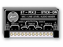 RDL STMX2 2 Mic or Line Input Mixer, Mic and Line Out