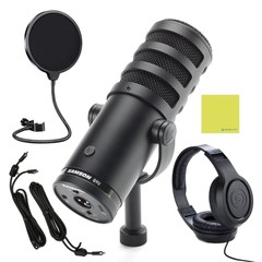 Liquid Audio Samson Q9U XLR/USB Broadcast Dynamic Microphone Bundle w/Samson …