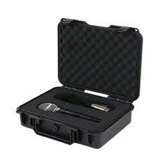 Microphone Storage Case 8×7.7×2.9in Waterproof Pre-Cut Foam for Shure SM58