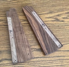 Rosen Sound Custom Real Wood End Cheek Panel Sides for Roland Juno-106 – Mint