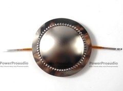 2x 1 3/4 in 4.4mm Aluminium flat Wire Dome Diaphragm Tweeter Voice Coil