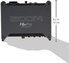 F8N Pro Field Recorder/Mixer for Filmmakers & Musicians with 8 XLR/TRS Inputs, P