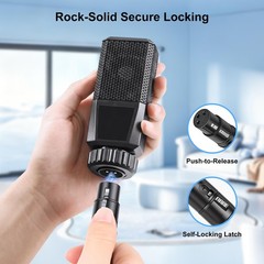 New Bee [2-Pack] XLR Cable 6ft, Nylon Braided XLR Male to Female Microphone Cabl