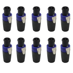 20PC NL4FX 4Pole Locking SpeakON Cable Connector Replacement for Neutrik NL4FC